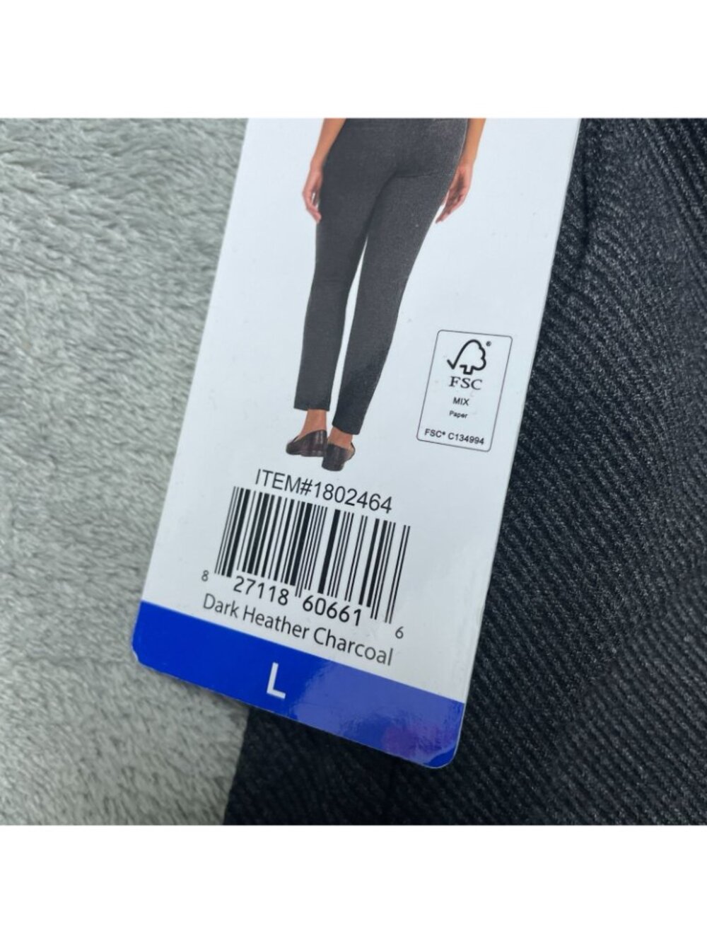NWT Dalia Women's L Mid Rise Narrow Leg Pants Tummy Control Pull on G2105 - Picture 12 of 15